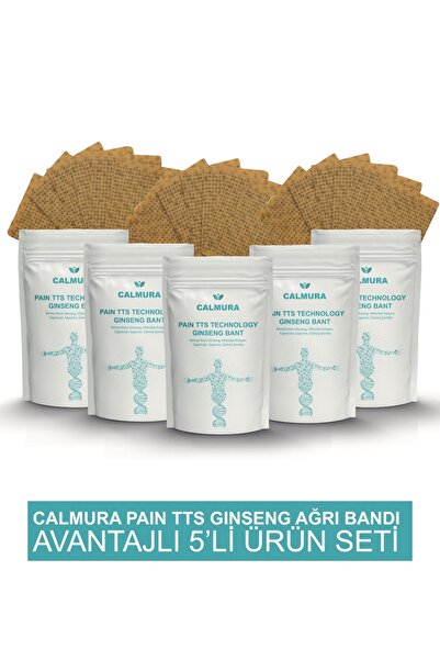 Calmura Hızlı Etkili Doğal Ginseng Ağrı Bandı Uzun Süreli Etki Transdermal Ba...