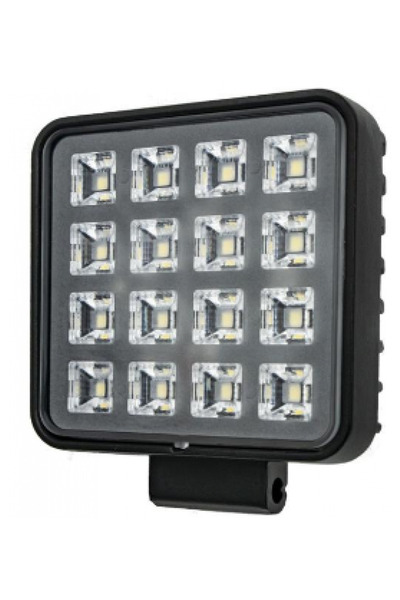 Universal Square automotive projector 9-32V 16W (16 LEDs)