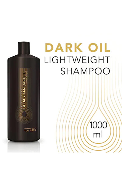 SEBASTIAN Θρεπτικό σαμπουάν για λαμπερά μαλλιά, Επαγγελματικό σαμπουάν με σκούρα λιπαρότητα, 1000ml