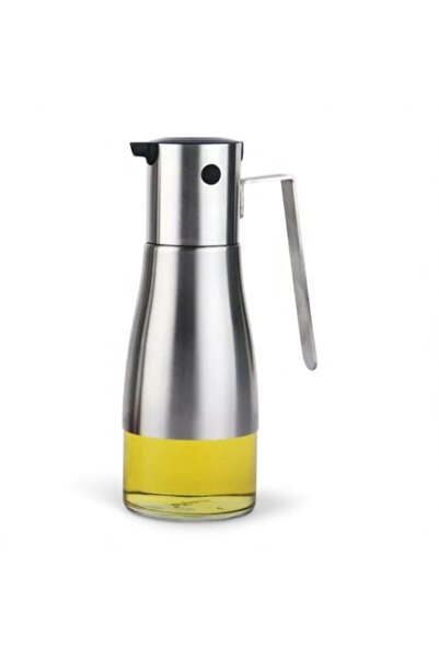 cc bin shihon Oil dispenser, slim and convenient stainless steel with a 300ml glass bottle for dispensing oil and vinegar.