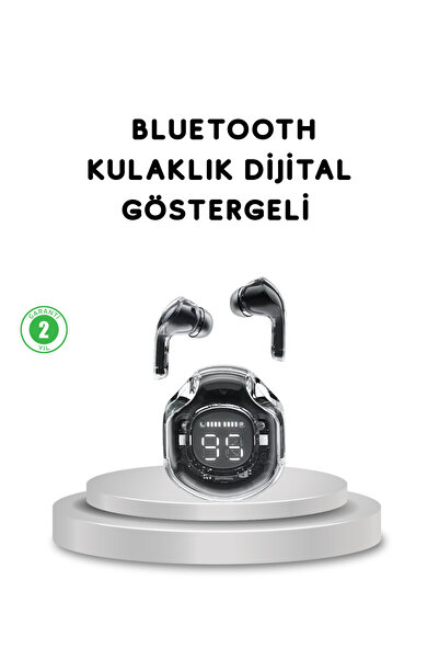 UCUZTEKNO Bluetooth 5.3 Kablosuz Kulaklık HiFi Stereo ve Ekstra Bass Dijital ...