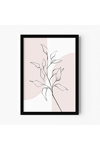 NT Handmade Laminated Framed Pvc Protected 3-Piece Abstract Leaf Pattern Uv Printing Mdf Wall Painting Set