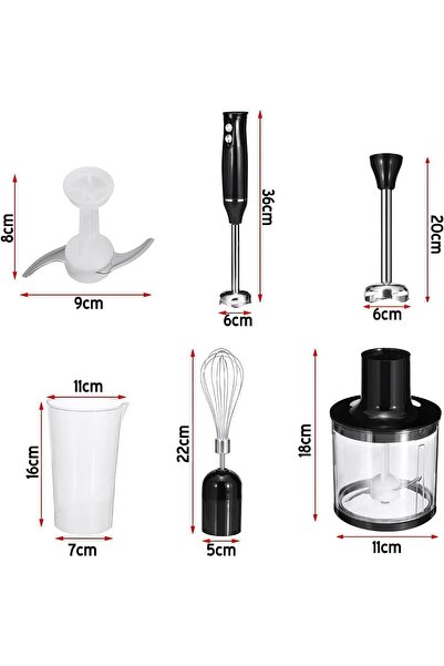 Alim 4-in-1 Hand Blender 800W (600ml)