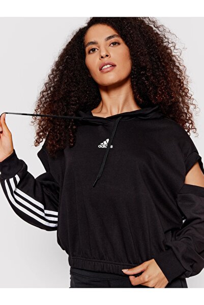 adidas Women's Hoodie, Adidas, Hyperglam HD SWT, Black