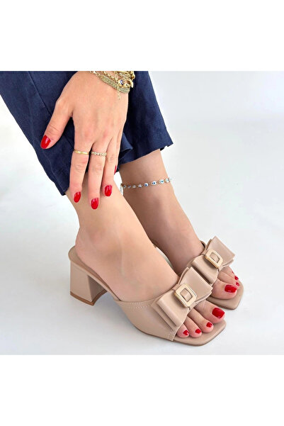 ALFA AKSESUAR 03 Pier nude skin high heel slippers