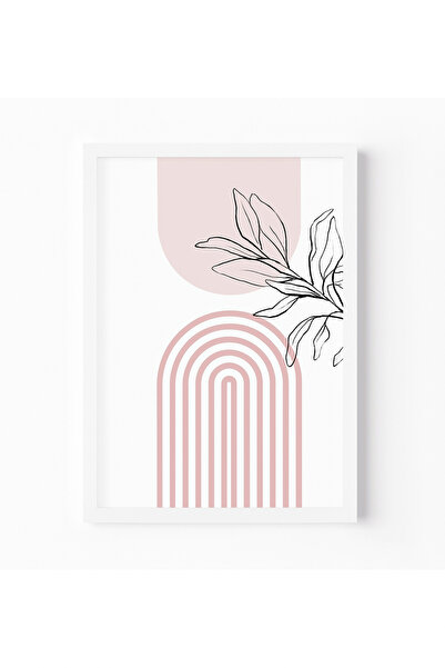 NT Handmade Laminated Framed Pvc Protected 3-Piece Abstract Leaf Pattern Uv Printing Mdf Wall Painting Set