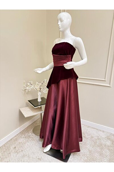 MYROSE SA velvet evening dress