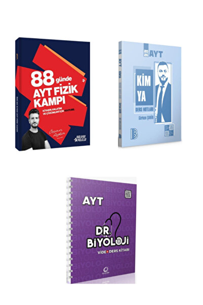 Okyanus Yayınları 2026 özcan aykın ayt fizik görkem şahin ayt kimya dr biyolo...