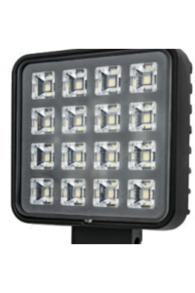 Universal Square automotive projector 9-32V 16W (16 LEDs)