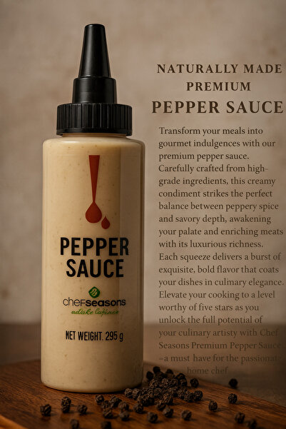 Chef Karabiberli Premium Et Sosu & Meat Sauce – Yoğun Aromalı Et Sosu 295 g