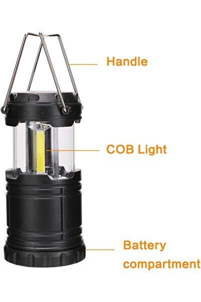 Generic 2 Pack Portable Foldable Battery-Powered Waterproof Camping Lantern