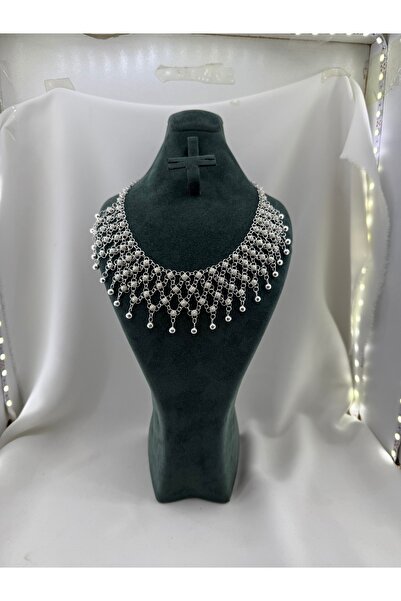 Midyat Artuklu Gümüşçülük 4 Sıra Kişniş Modeli Telkari Kolye