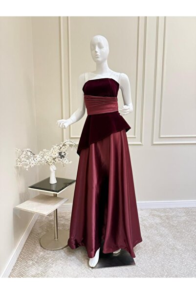 MYROSE SA velvet evening dress