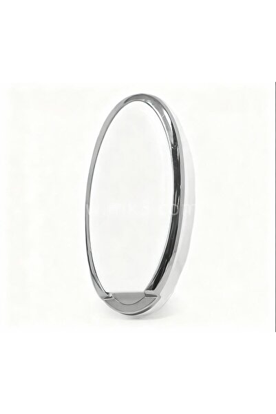 GMA KEYS Nissan Micra Juke Qashqai Note Navara Pulsar Smart Nano Key Case Cover White Silver Silver Color