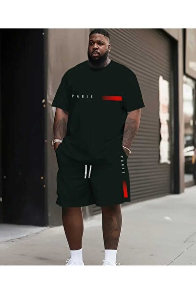 ORVIO Group 'Paris' Written T-Shirt and Shorts Set