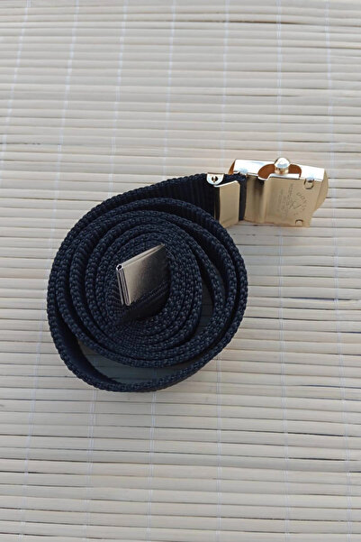 İZMİR ASKERİ MALZEME Navy Black Color Metal Sari Buckle Isbasi External Webbi...