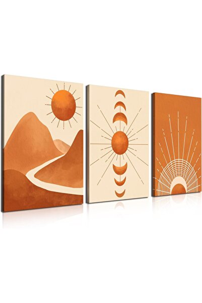 ALAYRA International لوحة فنية جدارية من قماش بوهو البسيط 30×40 سم - ديكور مح...