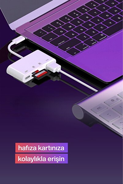 Concord Lightning Otg Converter – USB + Sd Card + Micro Sd Card Reader – iPhone Otg Adapter