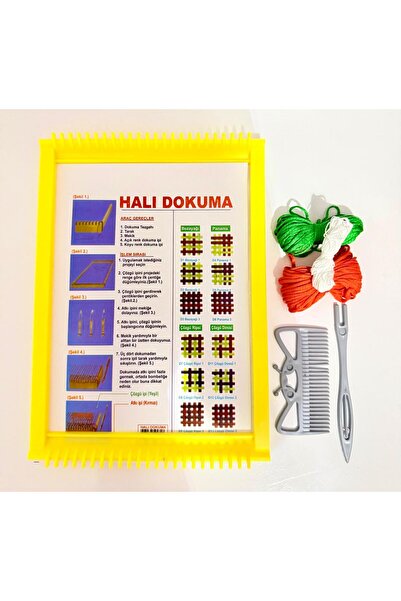 DESUP MODEL Profesyonel Halı Dokuma Seti Başlangıç ve İleri Seviye İçin Kompl...