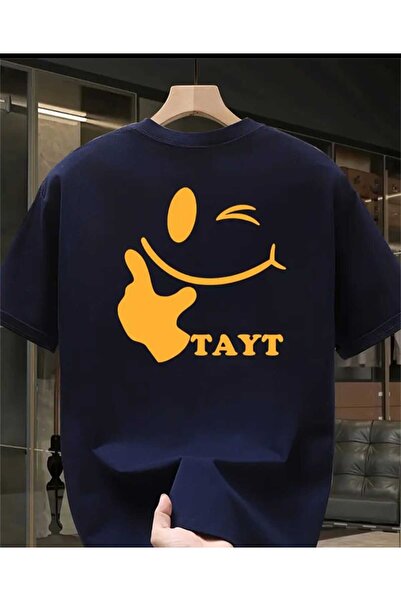 ORVIO Group Winking Smiley Face Printed T-Shirt