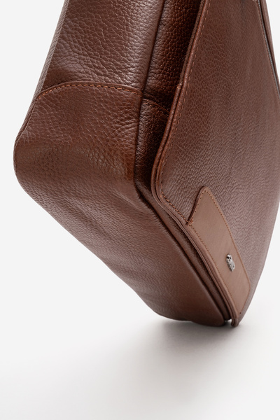 Grande Gd 4253 Genuine Leather Briefcase Taba