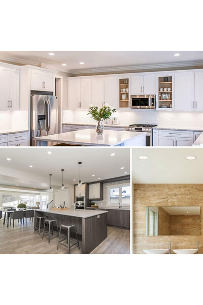 Muchmy Led COB Downlight Energy Saving Room Office Kitchen Shop Bright White Light 8 Inch - 30W