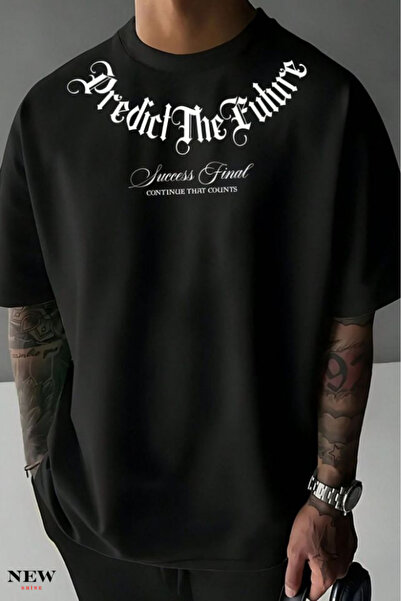 New Shine Футболка Oversize з принтом «Передбач майбутнє»