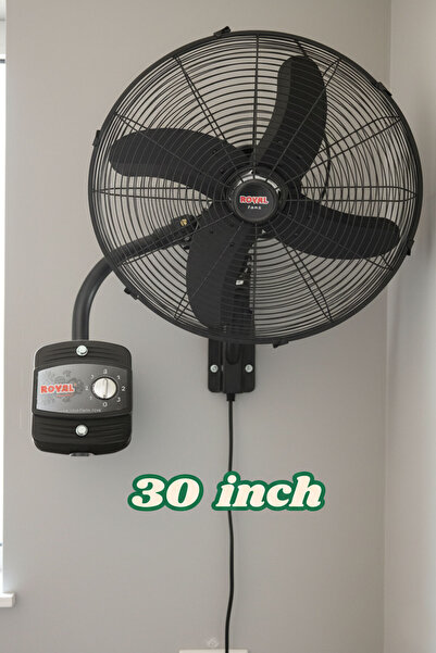 Royal Bracket Fan High Quality Heavy Duty Large Size Industrial Fan for Home warehouse - 30 inch