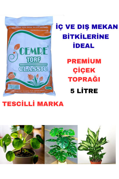 Cemre Torf PREMİUM KALİTE BİTKİ TOPRAĞI 5 LİTRE