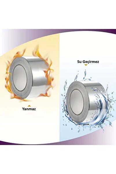JokeyAmbalaj Alüminyum Soba boru Bandı Yüksek sıcaklığa ve Sızdırmazlığa daya...
