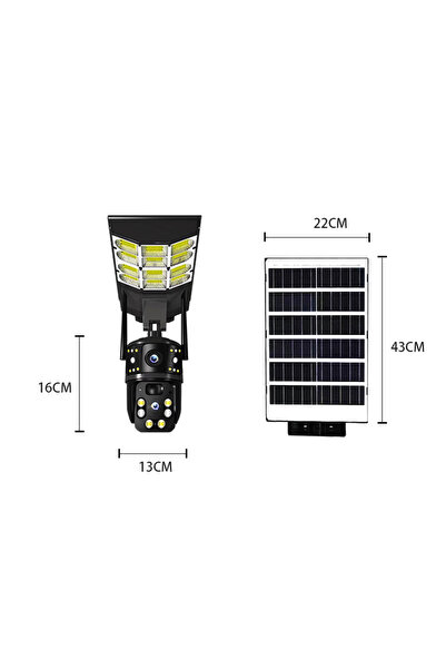 Generic Solar Monitoring Camera with Humanoid Tracking, Night Vision – Solar Powered