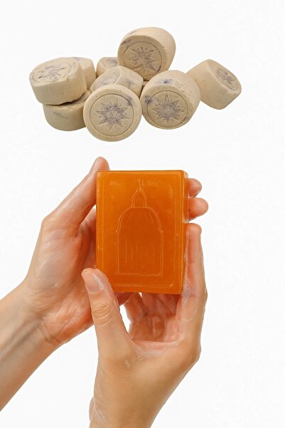 Bersa Sabun ve Kozmetik Kojic Soap Turmeric & Rushur Stone 6-7 Pieces Natural Skin Set Purifying and Cleansing Soap Pack