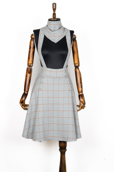 Sihirli Düğmeler Suspender Skirt