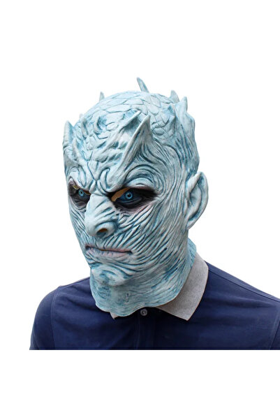 ELMHURST Adult latex mask of the Night King character from Game of Thrones