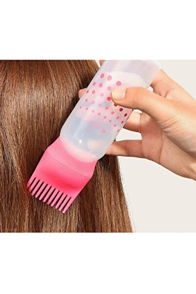 BULUT Pratik Saç Boyama Şişesi Saç Bakım Yağı Uygulama Tarağı Saç Diplerine Uygulama Aparatı