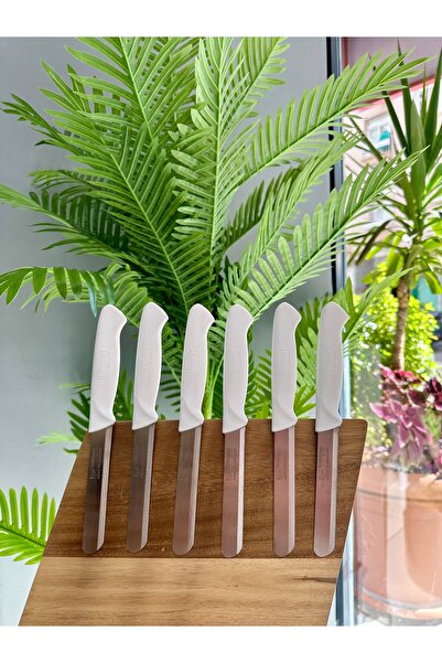 Solingen 6’lı Yeni Model Mikro Tırtıklı Sebze ve Meyve Bıçağı (BEYAZ)