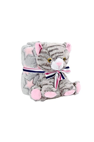 Perletti Plush kitty blanket set, Perletti, 80x120 cm, Toys collection