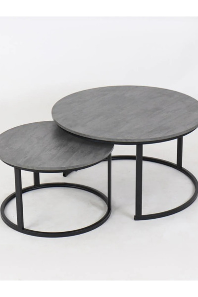 BEC60 Modern nesting coffee table set (2 pieces) for living rooms
