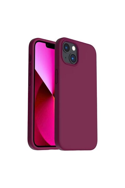 HANPORIUM حافظة سيليكون متوافقة مع هاتف Apple iPhone 13 Mini - غطاء حماية كام...