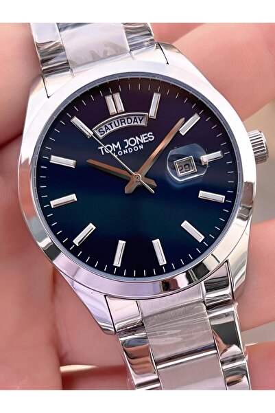 Tom Jones Men's Wristwatch with Bracelet Gift Steel Cord 3 Atm Water Resistant 2 Years Warranty 10072.