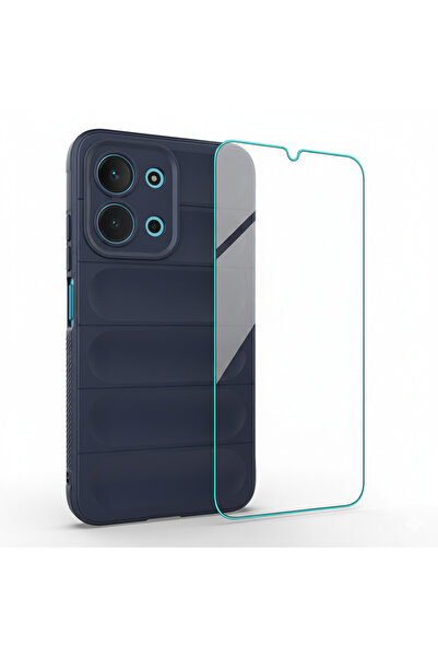 Hatreds Xiaomi Redmi 15C Kılıf İçi Kadife Oyuklu Elde Kaymaz Tpu Korumalı İçi...