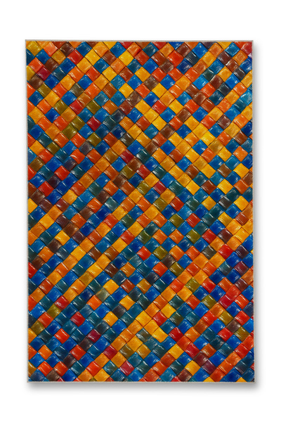 Rugs Modern Halı MOSSO Μπλε Μωβ Αποχρώσεις Εθνικά Λουλούδια με Σχέδιο Υφαντή ...