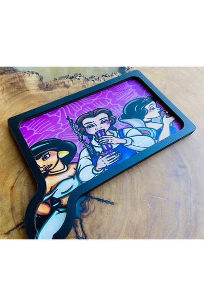 Chase Mataracı kızlar ahşap tütün tepsi