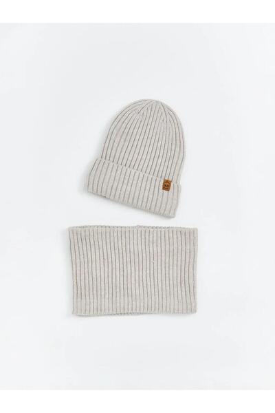 LC Waikiki Basic Boy's Beret and Neck Collar (W5)