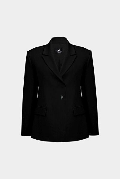 Açelya Okcu Premium Vento Side Button Detailed Woven Jacket