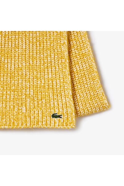 Lacoste Unisex Cotton and Mercerized Alpaca Scarf