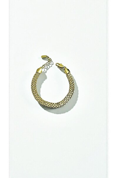 Store Diva Charm Gold Look Embroidered Bracelet