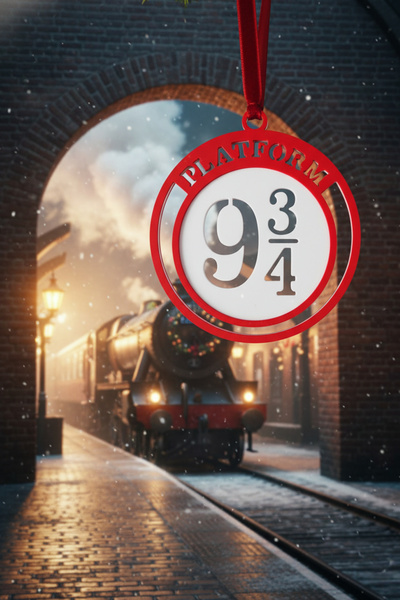 Cosmic Star زينة شجرة عيد الميلاد من هاري بوتر على منصة 9¾ |   هدية عيد الميل...