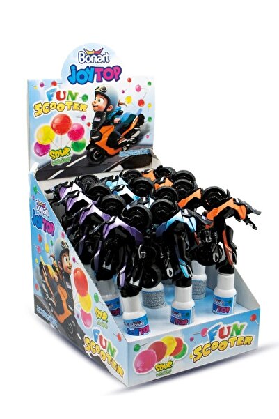 JOY TOP سكوتر جويتوب المرح مع لعبة المصاصة 12 قطعة