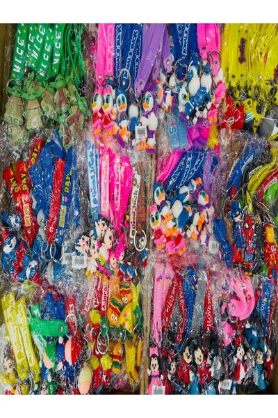 GenelTedarik Μπρελόκ σιλικόνης με σχήμα 24 τεμαχίων